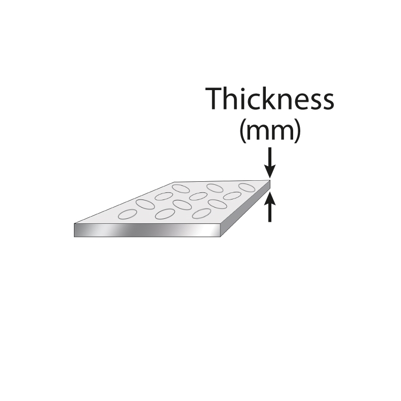 Metric Carbon Floor Plate / Diamond Plate