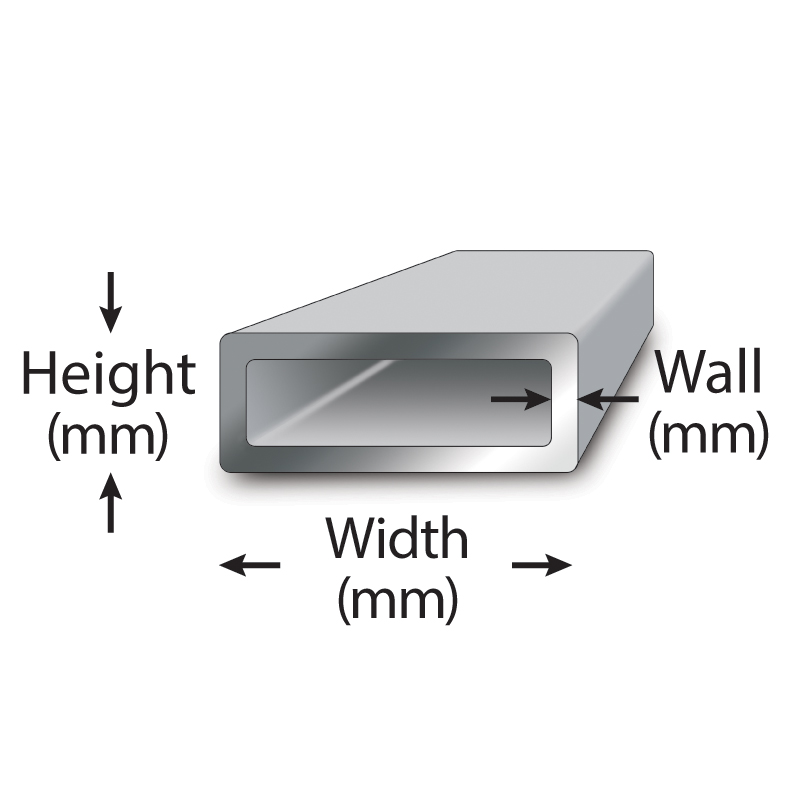 Rectangular Tube Dimensions Chart